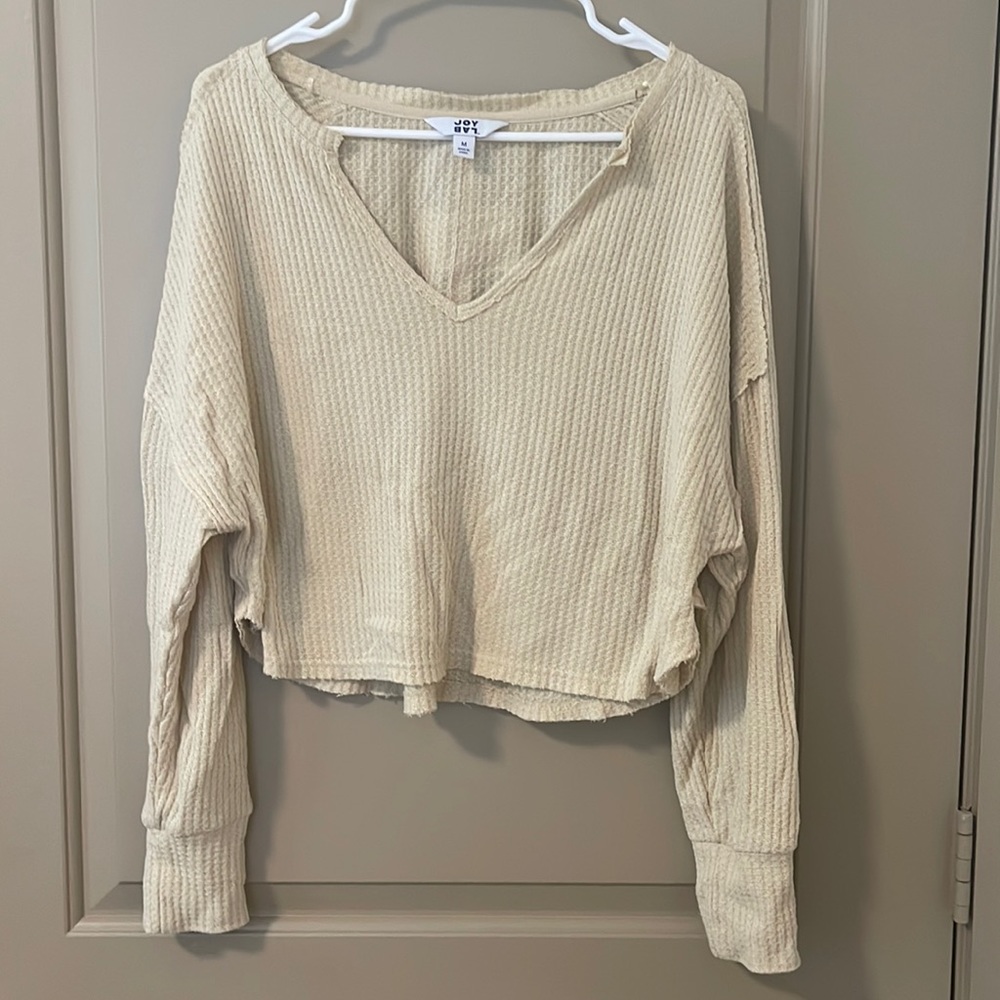 Waffle Long Sleeve Top